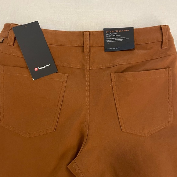 Lululemon ABC pant slim 34”L - Picture 3 of 4